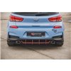 Maxton - Street Pro Central Diffuseur Arriere V.2 Hyundai I30 N Mk3 Hatchback Rouge