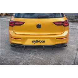 Maxton - Street Pro Central Diffuseur Arriere V.1 Volkswagen Golf Mk8 Rouge