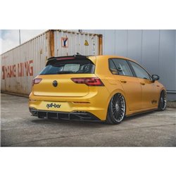 Maxton - Street Pro Central Diffuseur Arriere V.1 Volkswagen Golf Mk8 Rouge