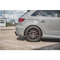 Maxton - Street Pro Lame Du Pare Chocs Arriere Audi RS3 8V Sportback Noir-Rouge