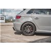 Maxton - Street Pro Lame Du Pare Chocs Arriere Audi RS3 8V Sportback Noir-Rouge