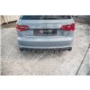 Maxton - Street Pro Lame Du Pare Chocs Arriere Audi RS3 8V Sportback Noir-Rouge