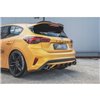 Maxton - Street Pro Central Diffuseur Arriere Ford Focus ST Mk4 Noir