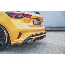 Maxton - Street Pro Central Diffuseur Arriere Ford Focus ST Mk4 Noir
