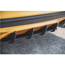 Maxton - Street Pro Central Diffuseur Arriere Ford Focus ST Mk4 Noir