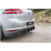 Maxton - Street Pro Lame Du Pare Chocs Arriere V.2 VW Golf 7 GTI Noir