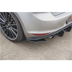 Maxton - Street Pro Lame Du Pare Chocs Arriere V.2 VW Golf 7 GTI Noir