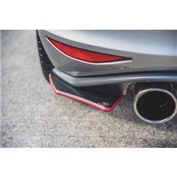 Maxton - Street Pro Lame Du Pare Chocs Arriere V.2 VW Golf 7 GTI Noir