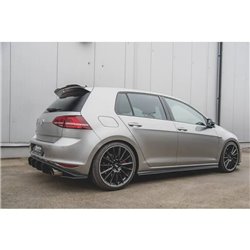 Maxton - Sports Durabilité Rajouts Des Bas De Caisse Pour VW Golf 7 GTI Rouge