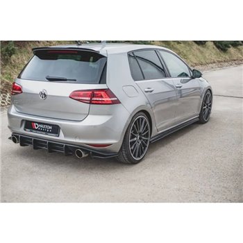 Maxton - Sports Durabilité Rajouts Des Bas De Caisse Pour VW Golf 7 GTI Rouge