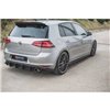 Maxton - Sports Durabilité Rajouts Des Bas De Caisse Pour VW Golf 7 GTI Rouge