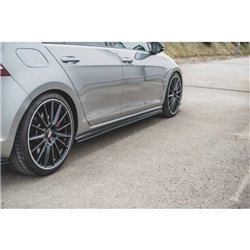 Maxton - Sports Durabilité Rajouts Des Bas De Caisse Pour VW Golf 7 GTI Rouge