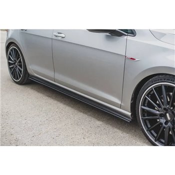 Maxton - Sports Durabilité Rajouts Des Bas De Caisse Pour VW Golf 7 GTI Rouge