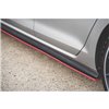 Maxton - Sports Durabilité Rajouts Des Bas De Caisse Pour VW Golf 7 GTI Rouge