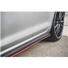 Maxton - Sports Durabilité Rajouts Des Bas De Caisse Pour VW Golf 7 GTI Rouge
