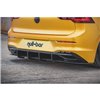 Maxton - Street Pro Central Diffuseur Arriere V.1 Volkswagen Golf Mk8 Noir-Rouge