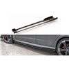 Maxton - Street Pro Rajouts Des Bas De Caisse Audi RS3 8V Sportback Noir-Rouge + Rabats Brillant