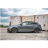 Maxton - Street Pro Rajouts Des Bas De Caisse Audi RS3 8V Sportback Noir-Rouge + Rabats Brillant