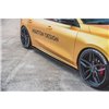 Maxton - Street Pro Rajouts Des Bas De Caisse Ford Focus ST / ST-Line Mk4 Noir-Rouge