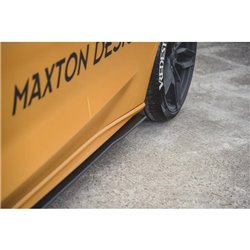 Maxton - Street Pro Rajouts Des Bas De Caisse Ford Focus ST / ST-Line Mk4 Noir-Rouge