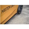 Maxton - Street Pro Rajouts Des Bas De Caisse Ford Focus ST / ST-Line Mk4 Noir-Rouge