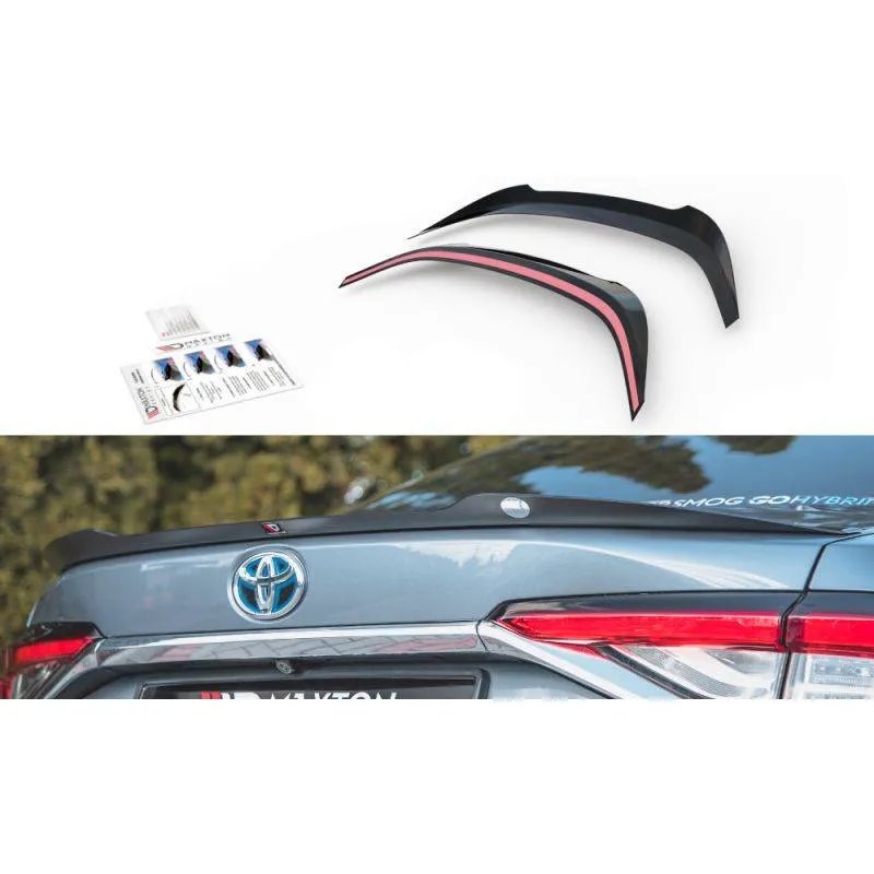 Maxton - Spoiler Cap Toyota Corolla XII Sedan Noir Brillant