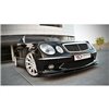 Maxton - LAME DU PARE-CHOCS AVANT MERCEDES E W211 AMG AVANT FACELIFT Noir Brillant