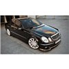Maxton - LAME DU PARE-CHOCS AVANT MERCEDES E W211 AMG AVANT FACELIFT Noir Brillant