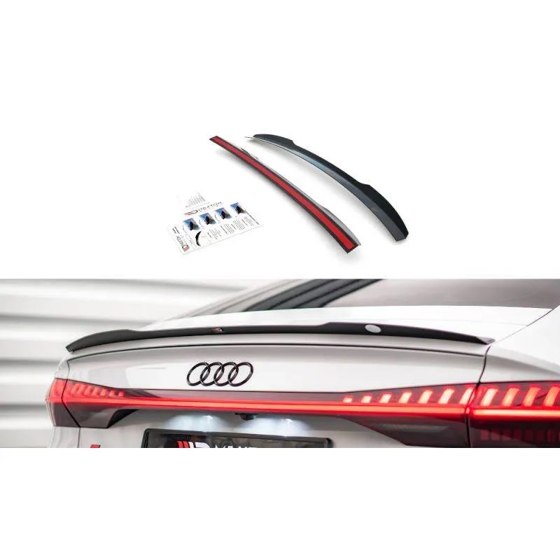 Maxton - Spoiler Cap Audi A7 C8 / C8 S-Line / S7 C8 / RS7 C8 Noir Brillant