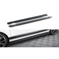 Maxton - Street Pro Rajouts Des Bas De Caisse V.1 Hyundai I30 N / N-Line Hatchback / Fastback Mk3 / Mk3 Facelift Rouge