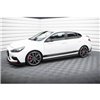 Maxton - Street Pro Rajouts Des Bas De Caisse V.1 Hyundai I30 N / N-Line Hatchback / Fastback Mk3 / Mk3 Facelift Rouge