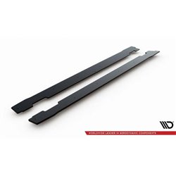 Maxton - Street Pro Rajouts Des Bas De Caisse V.1 Hyundai I30 N / N-Line Hatchback / Fastback Mk3 / Mk3 Facelift Rouge