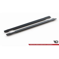 Maxton - Street Pro Rajouts Des Bas De Caisse V.1 Hyundai I30 N / N-Line Hatchback / Fastback Mk3 / Mk3 Facelift Rouge