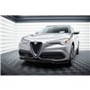 Maxton - Lame Du Pare-Chocs Avant V.2 Alfa Romeo Stelvio Mk1 Noir Brillant