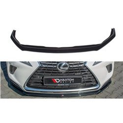 Maxton - Lame du pare-chocs avant / Splitter Lexus NX Facelift Noir Brillant