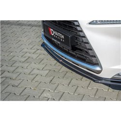 Maxton - Lame du pare-chocs avant / Lame Lexus NX Facelift Noir Brillant