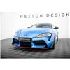 Maxton - Lame du pare-chocs avant / Splitter V.3 Toyota Supra Mk5 Noir Brillant