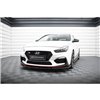Maxton - Lame Du Pare-Chocs Avant V.5 Hyundai I30 N Mk3 Hatchback/ Fastback Noir Brillant