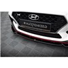 Maxton - Lame Du Pare-Chocs Avant V.5 Hyundai I30 N Mk3 Hatchback/ Fastback Noir Brillant