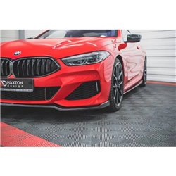 Maxton - Lame Du Pare-Chocs Avant V.2 BMW 8 Coupe G15 / 8 Gran Coupe M-pack G16 Noir Brillant