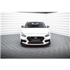 Maxton - Lame Du Pare-Chocs Avant V.3 Hyundai I30 N Mk3 Hatchback/ Fastback Noir Brillant