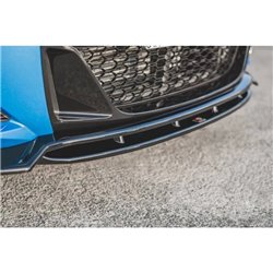 Maxton - Lame Du Pare-Chocs Avant BMW X2 F39 M-Pack Noir Brillant
