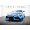 Maxton - Lame du pare-chocs avant / Splitter V.1 Toyota Supra Mk5 Noir Brillant