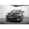 Maxton - Lame Du Pare-Chocs Avant V.2 Toyota Corolla XII Touring Sports/ Hatchback Noir Brillant