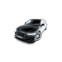 Maxton - Lame Du Pare-Chocs Avant V.2 Audi A6 S-Line / S6 C8 / C8 Facelift Noir Brillant
