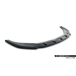 Maxton - Lame Du Pare-Chocs Avant V.2 Audi A6 S-Line / S6 C8 / C8 Facelift Noir Brillant