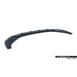 Maxton - Lame Du Pare-Chocs Avant V.2 Audi A6 S-Line / S6 C8 / C8 Facelift Noir Brillant