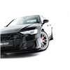 Maxton - Lame Du Pare-Chocs Avant V.1 Audi A6 S-Line / S6 C8 / C8 Facelift Noir Brillant