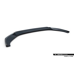 Maxton - Lame Du Pare-Chocs Avant V.1 Audi A6 S-Line / S6 C8 / C8 Facelift Noir Brillant