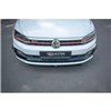 Maxton - Lame Du Pare-Chocs Avant V.4 Volkswagen Polo GTI / R-line Mk6 Noir Brillant